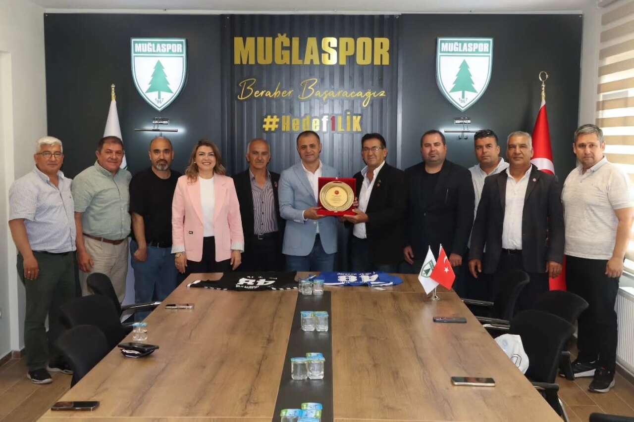Ortaca Muhtarlar Derneği’nden  Muğlaspor'a  Destek Ziyareti 3